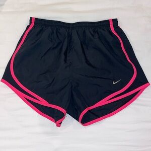 Nike Womens Dri-FIT Tempo Running Shorts - Black & Pink - SMALL